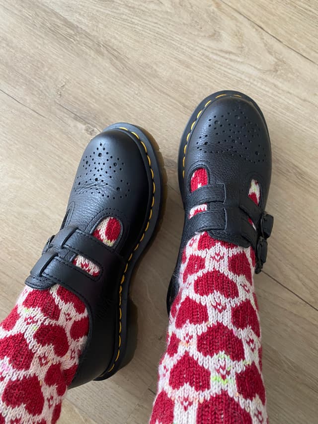 Chaussettes avec chaussure Mary Jane