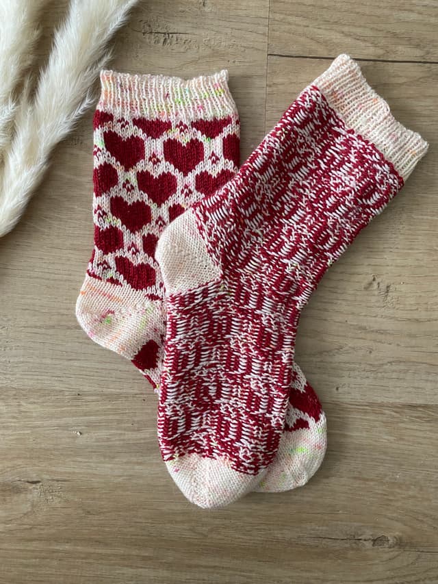 Chaussettes I heart socks - verso